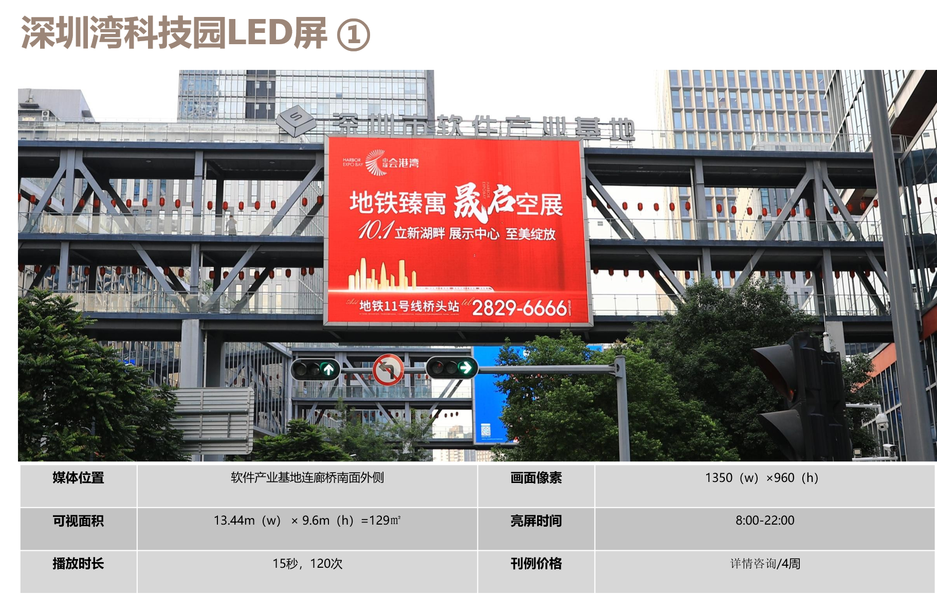 深圳湾软件科技园户外led广告位置-2